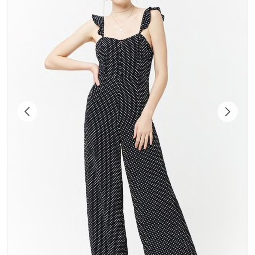 DONATED: F21 | Polka Dot Jumpsuit